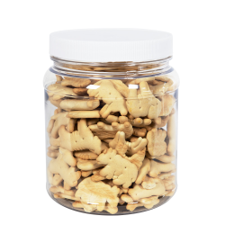 58 oz. Clear PET Jar with 110/400 Cap with F217 Liner