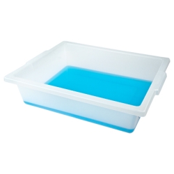 Nalgene 7120-0010 Polyethylene Lab Pan/Sterilizing Tray with Handles 10L Capacity 