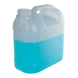 2-1/2 Gallon Natural HDPE Jug with Handle (Cap Sold Separately)