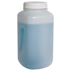 4000mL Wide Mouth Polypropylene Square Bottle with Cap