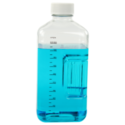 2 Liter Square Nalgene™ PETG Biotainer™ Bottle with 48mm Cap
