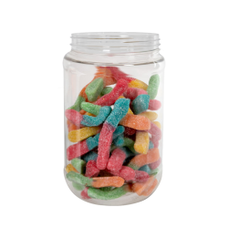 16 oz. Clear PET Jar with 63/400 Neck (Caps Sold Separately)