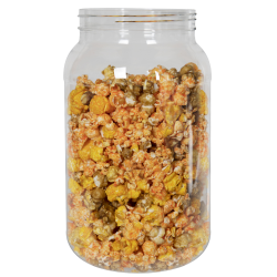 128 oz. (1 Gallon) Clear PET Round Jar with 120/400 Neck (Caps Sold Separately)