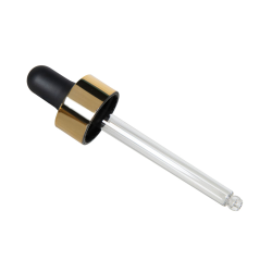 20/400 Gold ABS Short Neck Dropper with 70mm Tube