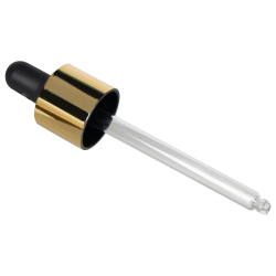 20/400 Gold ABS Long Neck Dropper with 85mm Tube