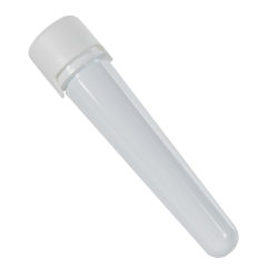 100mm White PET Aviator Tube with White Cap & Seal