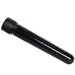 120mm Black PET Aviator Tube with Black Cap & Seal