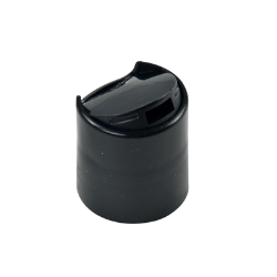 24/410 Black Dispensing Disc-Top Cap with 0.310" Orifice