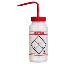 16 oz. Scienceware ® Acetone Wash Bottle with Red Dispensing Nozzle