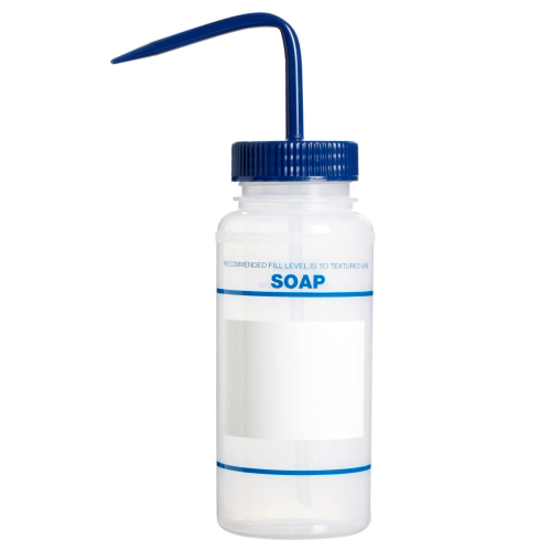 16 oz. Scienceware® Soap Wash Bottle with Blue Dispensing Nozzle U.S