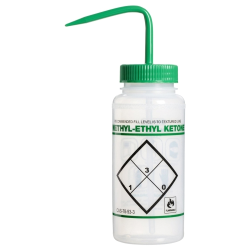 16 Oz Scienceware® Methyl Ethyl Ketone Mek Wash Bottle With Green