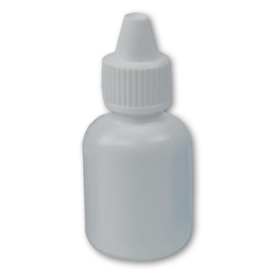 10mL White Boston Round Bottle with 13mm Dropper Cap