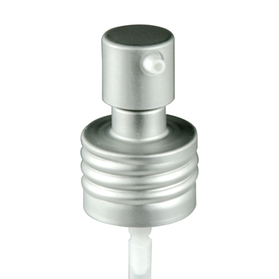 Aluminum Matte Silver Spray Pump* with 24/410 Thread & 7" Dip Tube
