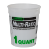Leaktite® 1 Quart HDPE Multi-Ratio Container (Lid Sold Separately)