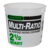 Leaktite® 2-1/2 Quart HDPE Multi-Mix Container (Lid Sold Separately)