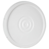 White Tear Tab Lid for 2 Gallon Pail