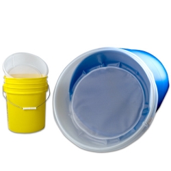 100 Micron (0.003925") Ultra Fine EZ-Strainers™ for 55 Gallon Containers