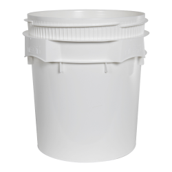 7.7 Gallon Lite Latch ® White Bucket