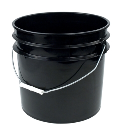 Black 3.5 Gallon Bucket