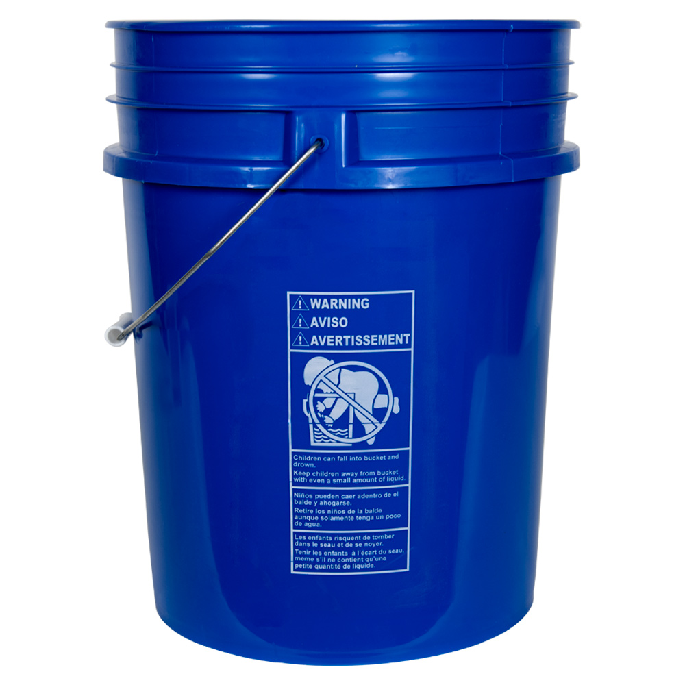 Premium Blue 20 Liter Bucket U.S. Plastic Corp.