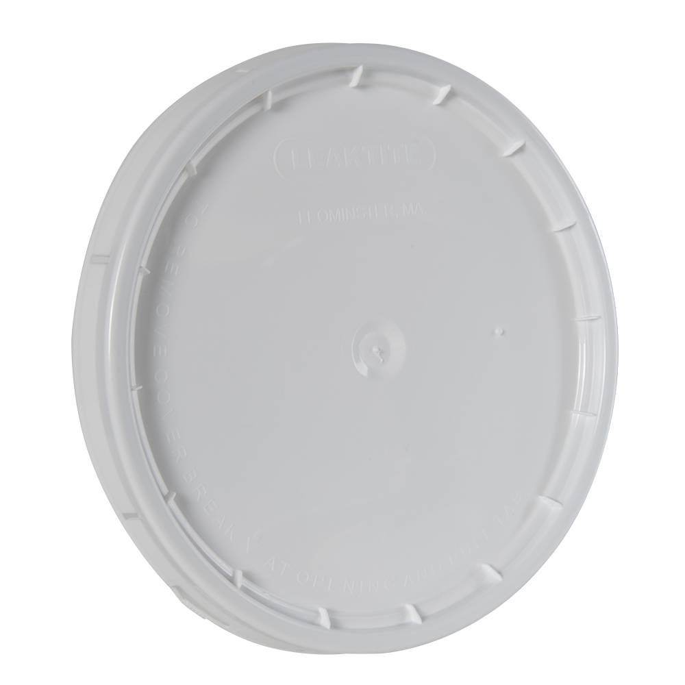 Leaktite® White Lid with Gasket for 3-1/2 Gallon Pail
