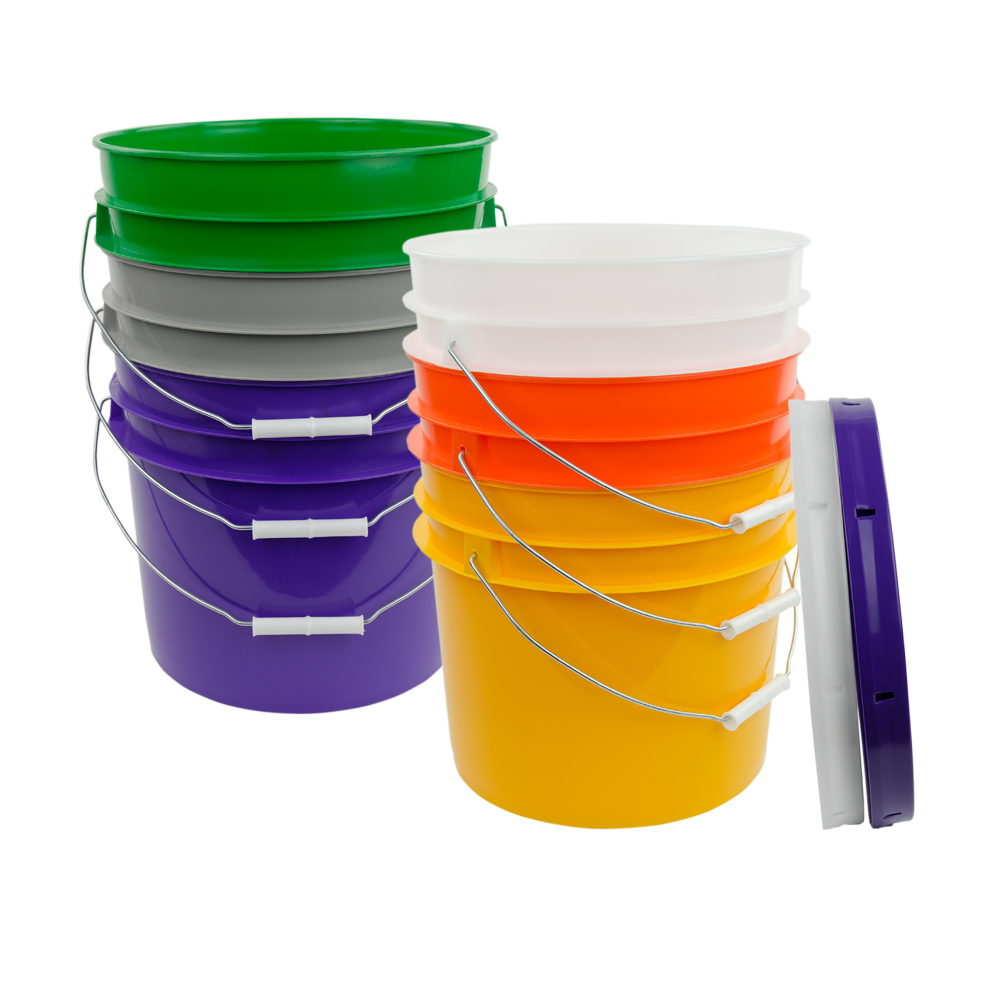 31/2 Gallon HDPE Buckets & Lids U.S. Plastic Corp.