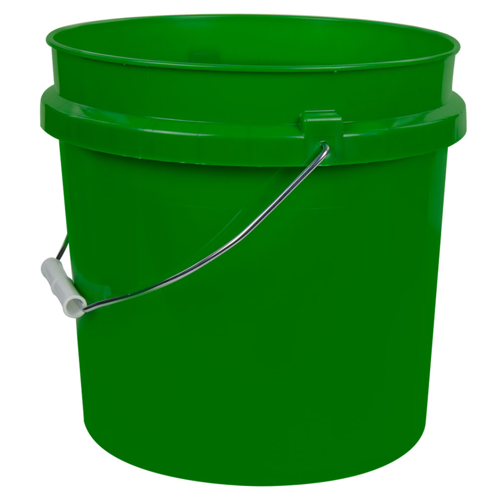 Green 2 Gallon HDPE Bucket  U.S. Plastic Corp.
