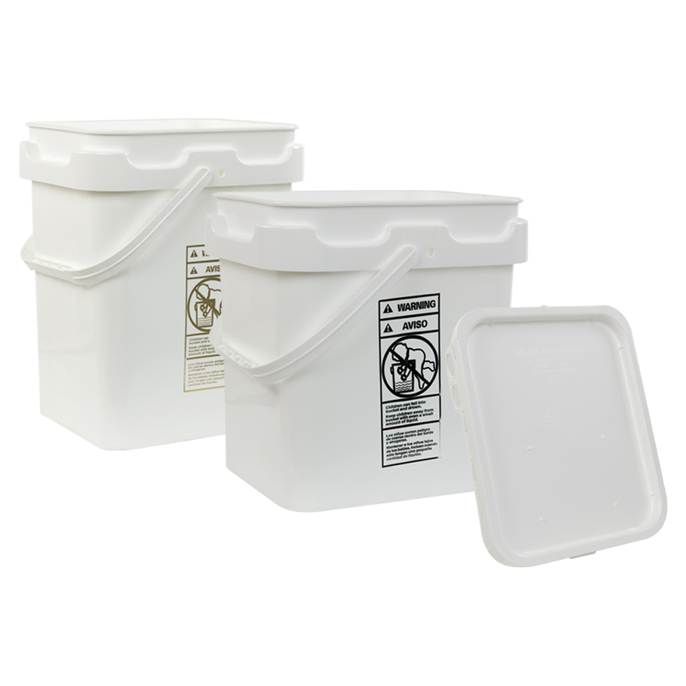 Square & Specialty Plastic Buckets Category Square Pails, Square