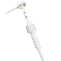 White Deluxe Plastic Pail Pump with 40mm Rieke Adapter