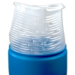 55 Gallon LDPE Accordion Drum Liner w/15 Mil Wall