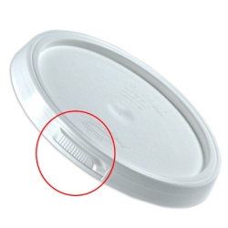 White Lid for Smart Seal™ 1 Gallon Bucket