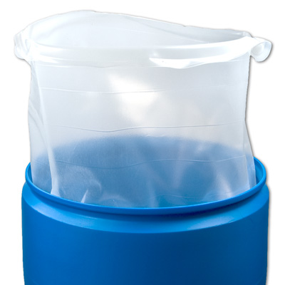 55 Gallon LDPE Smooth Drum Liner w/18 Mil Wall