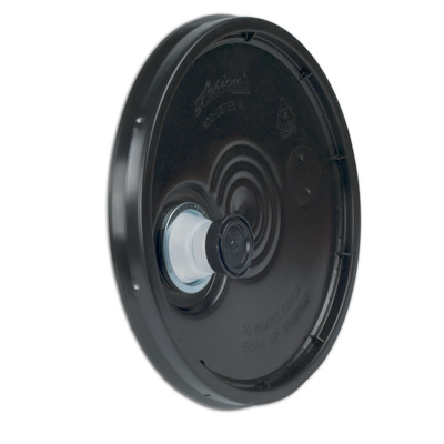 Black Bucket Lid with Spout