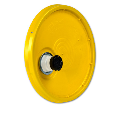 Yellow Bucket Lid with Spout