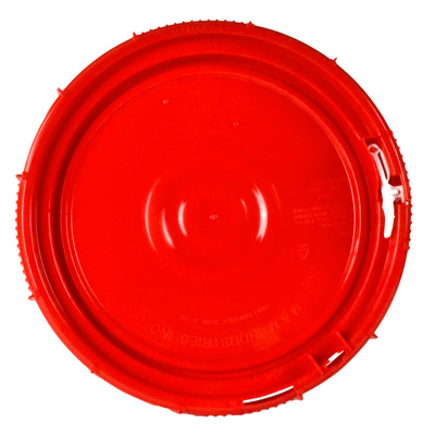 Red Lid for 3.5, 5 & 6.5 Gallon Containers
