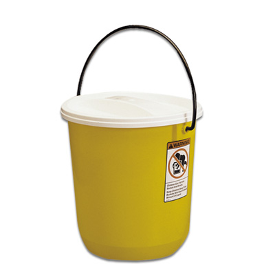 Nalgene™ Graduated Air-Tight Yellow 14 Qt. Pail with Cover