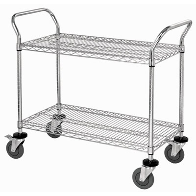 Quantum® Q-Stor Wire Shelving Mobile Carts