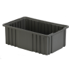 16-1/2" L x 10-7/8" W x 6" Hgt. Gray Divider Box