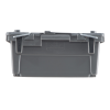 20.6" L x 13.5" W x 6.5" Hgt. Gray Security Shipper Container