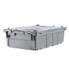 20.6" L x 13.5" W x 6.5" Hgt. Gray Security Shipper Container