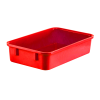 9.8" L x 6.2" W x 2.1" Hgt. Red Plexton® Nest Only/Stack Only Box