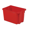 20" L x 13" W x 12" Hgt. Red Polylewton® Stack-N-Nest® Container