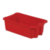 24" L x 14" W x 8" Hgt. Red Polylewton® Stack-N-Nest® Container