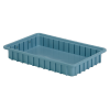 16-1/2" L x 10-7/8" W x 2-1/2" Hgt. Light Blue Divider Box