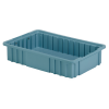 16-1/2" L x 10-7/8" W x 3-1/2" Hgt. Light Blue Divider Box