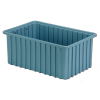 16-1/2" L x 10-7/8" W x 7" Hgt. Light Blue Divider Box