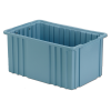 16-1/2" L x 10-7/8" W x 8" Hgt. Light Blue Divider Box