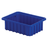 10-7/8" L x 8-1/4" W x 3-1/2" Hgt. Dark Blue Divider Box