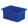 10-7/8" L x 8-1/4" W x 5" Hgt. Dark Blue Divider Box