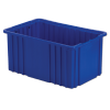 16-1/2" L x 10-7/8" W x 8" Hgt. Dark Blue Divider Box